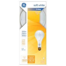 100 200 300-Watt 3-Way Soft White Light Bulb Online now