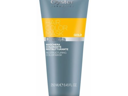 Dažanti plaukų kaukė Oyster Directa Hair Color Mask Gold OYCT0525GOLD, geltonos spalvos, 250 ml For Cheap