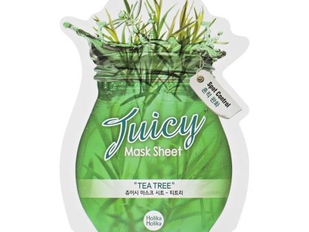 Lakštinė veido kaukė Holika Holika Juicy Mask Sheet Tea Tree HH20011345, 20 ml Cheap