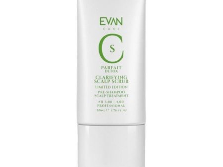 Galvos odos šveitiklis EVAN Care Parfait Detox CS Clarifying Scalp Scrub EVANPFM1001, 50 ml For Sale