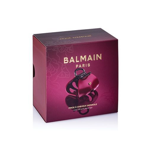 BALMAIN HAIR Plaukų segtukas Imperiale Velvet Burgundy XL   Pince Imperiale Velvet Burgundy XL For Sale