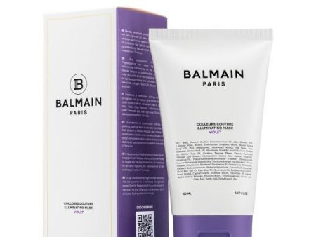 BALMAIN HAIR Tonuojanti plaukų kaukė violetinė   Illuminating Violet Hair Mask 150ml Supply