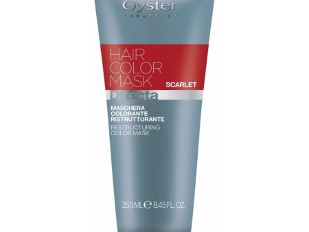 Dažanti plaukų kaukė Oyster Directa Hair Color Mask Scarlet OYCT0525SCAR, raudonos spalvos, 250 ml on Sale