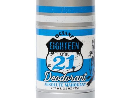 Vyriškas dezodorantas 18.21 Man Made Deodorant Absolute Mahogany DEO2AMN, 75 g on Sale