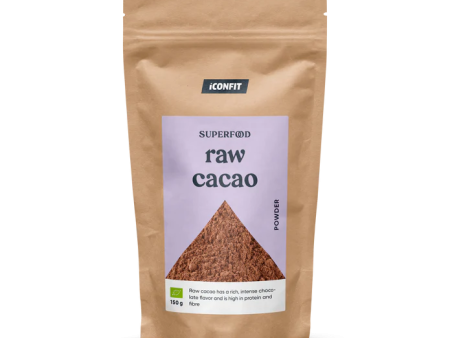 ICONFIT ekologiški kakavos milteliai RAW (150g) For Sale