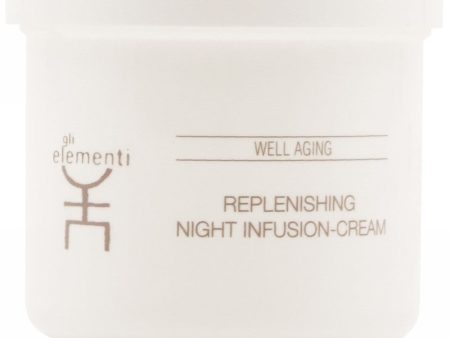 Regeneruojančio kremo veido odai papildymas Gli Elementi Replenishing Night Infusion Cream Refill GLI01151, naktinis, 50 ml Online Hot Sale