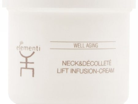 Regeneruojančio kremo kaklo ir dekolte odai papildymas Gli Elementi Replenishing Neck & Decolte Lift Infusion Cream Refill GLI01152, 50 ml Supply