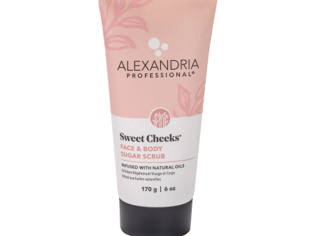 Alexandria Professional Sweet Cheeks Facial Scrub, 170 g Švelnus šveitiklis veidui su cukraus granulėmis. Hot on Sale