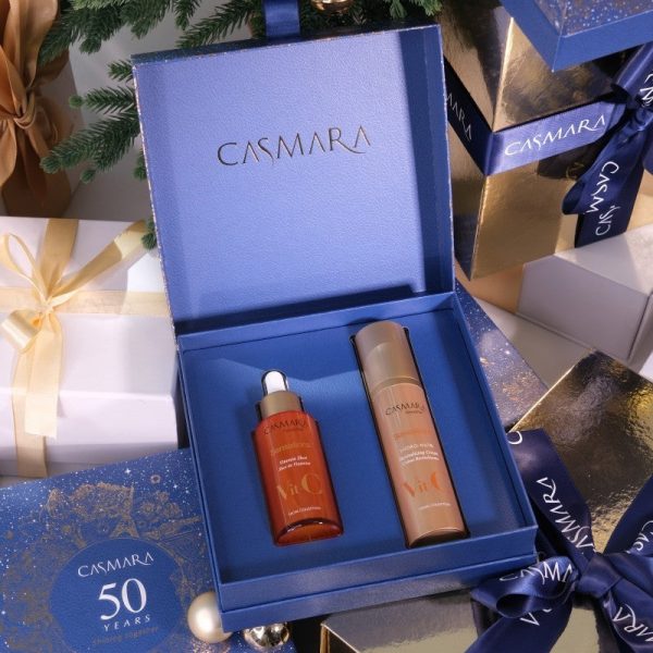 Veido priežiūros priemonių rinkinys Casmara Beauty Box CASAL24252, rinkinį sudaro: veido kremas 50 ml, veido serumas 50 ml Discount