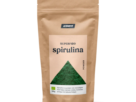 ICONFIT ekologiški spirulinos milteliai (125g) Fashion