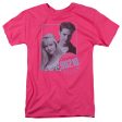 90210 : BRANDON AND KELLY S\S ADULT 100% COTTON 18\1 T-SHIRT HOT PINK MD For Cheap