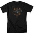 JUSTICE LEAGUE OF AMERICA : MOVIE : BATMOBILE S\S ADULT 100% COTTON 18\1 T-SHIRT BLACK 6X Sale