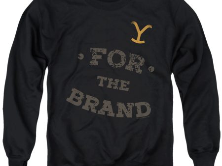 YELLOWSTONE : FOR THE BRAND ADULT CREW SWEAT Black 3X on Sale