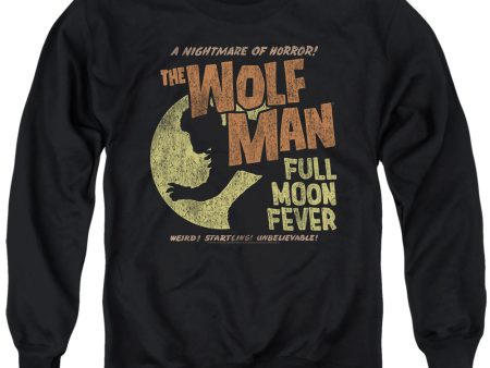 UNIVERSAL MONSTERS : FULL MOON FEVER ADULT CREW SWEAT Black 2X Online Hot Sale