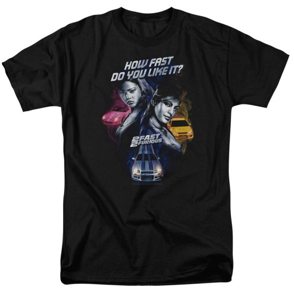 2 FAST 2 FURIOUS : FAST WOMEN S\S ADULT 100% COTTON 18\1 T-SHIRT BLACK XL Online Hot Sale