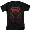 JUSTICE LEAGUE OF AMERICA : SUPERBOY S\S ADULT 100% COTTON 18\1 T-SHIRT BLACK 5X Supply