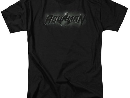 JUSTICE LEAGUE OF AMERICA : AQUAMAN TITLE S\S ADULT 100% COTTON 18\1 T-SHIRT Black 3X For Discount